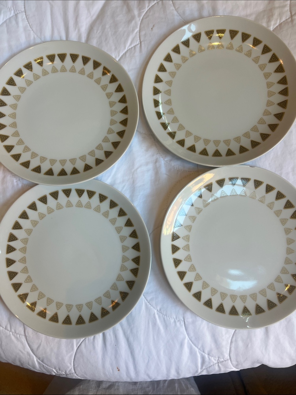 Mikasa interlude 4 B&B fine China dishes. See description one has Chip